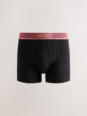 Black Rich Gold Text Waistbands A-Front Boxers 10 Pack - Image 8 of 15