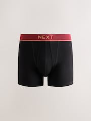 Black Rich Gold Text Waistbands A-Front Boxers 10 Pack - Image 9 of 15