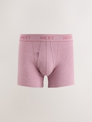 Pastel Marls 5 Pack A Front Cotton Rich Boxers - Image 3 of 9