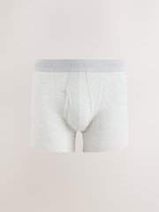 Pastel Marls 5 Pack A Front Cotton Rich Boxers - Image 4 of 9