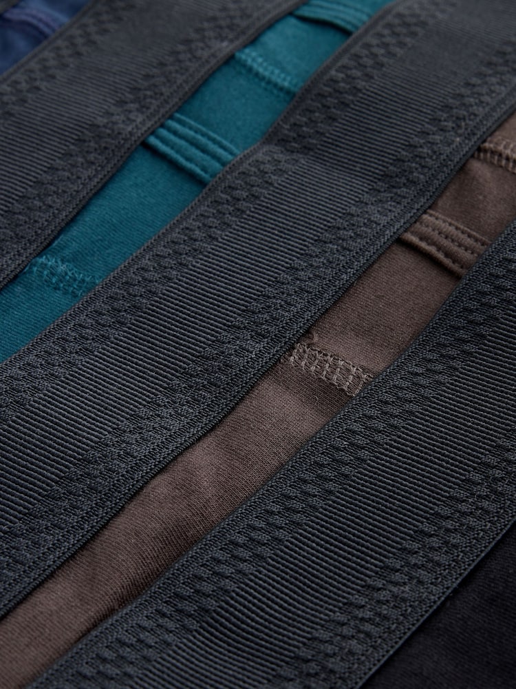 Dark Rich 5 Pack A Front Cotton Rich Boxers - Image 10 of 10
