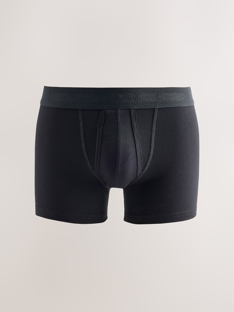 Dark Rich 5 Pack A Front Cotton Rich Boxers - Image 2 of 10