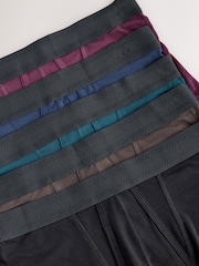 Dark Rich 5 Pack A Front Cotton Rich Boxers - Image 9 of 10