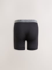 Schwarz - Long Leg Sports Cotton Rich Trunks 5 Pack - Bild 4 von 6