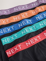 Black Bright Marl Waistbands Trunk Boxers 5 Pack - Image 8 of 9