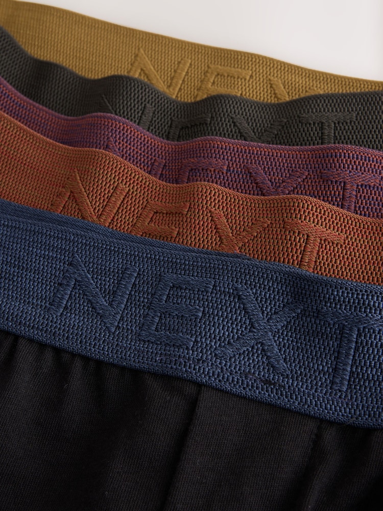 Black Rich Waistbands 5 Pack Loose Cotton Rich Boxers - Image 9 of 9 Black Rich Waistbands 5 Pack Loose Cotton Rich Boxers - Image 9 of 9