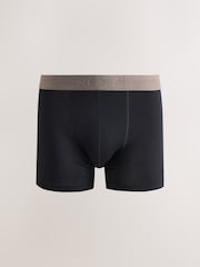 Black Neutral Marl Waistbands Trunk Boxers 5 Pack - Image 2 of 9