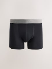Black Neutral Marl Waistbands Trunk Boxers 5 Pack - Image 4 of 9