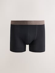 Black Neutral Marl Waistbands Trunk Boxers 5 Pack - Image 6 of 9