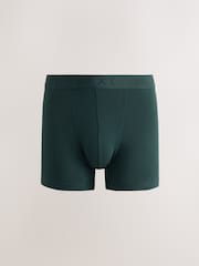 Green/Blue 5 Pack Cotton Rich Trunk Boxers - Image 5 of 10