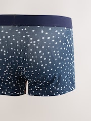 Blue Reindeer Novelty Christmas Cotton Rich Boxers - Image 3 of 5