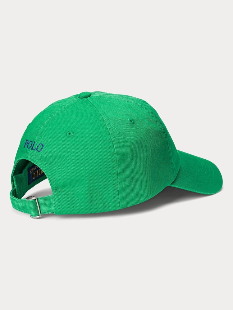 Polo Ralph Lauren Green Classic Cap - Image 2 of 3 Polo Ralph Lauren Green Classic Cap - Image 2 of 3