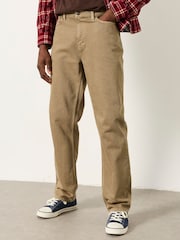 FatFace Stone Relaxed Straight Fit Jeans - Image 1 of 6