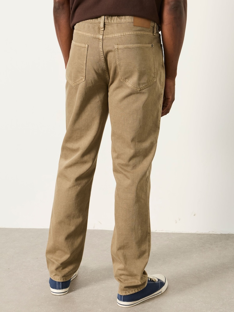 FatFace Stone Relaxed Straight Fit Jeans - Image 2 of 6