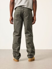 FatFace Dark Green Relaxed Straight Fit Jeans - Image 2 of 6