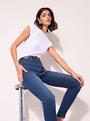 Friends Like These Mid Wash High Waisted Zip Front Jeggings - Image 5 of 5
