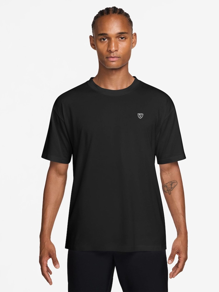 Noir - Nike Dri-FIT Loose Golf T-Shirt - Image 1 sur 3