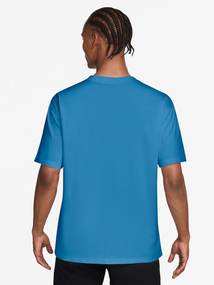 Bleu - Nike Dri-FIT Loose Golf T-Shirt - Image 2 sur 3