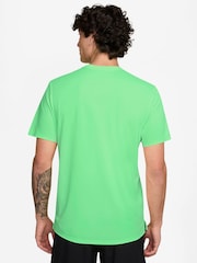 Nike Illusion Green Miler Dri-FIT UV Running T-Shirt - Image 2 of 3