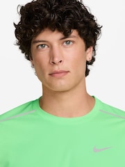 Nike Illusion Green Miler Dri-FIT UV Running T-Shirt - Image 3 of 3