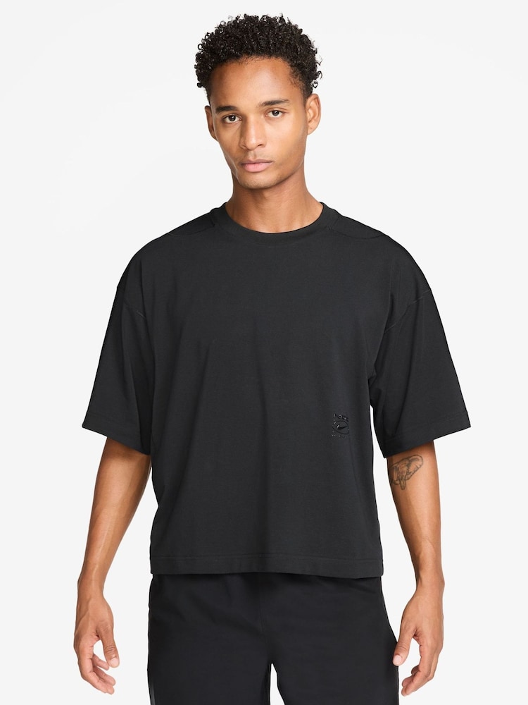 Negro - Camiseta de entrenamiento de manga corta Nike Dri-FIT - Imagen 1 de 3