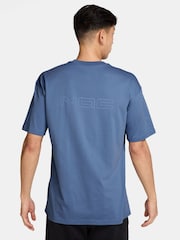 Nike Indigo Storm Blue Athletic Club Training T-Shirt - Image 2 of 3