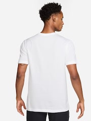 Nike White NikeCourt Dri-FIT Tennis T-Shirt - Image 2 of 3