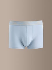 Blues/Grey Cotton Modal 10 pack Signature Hipster Boxers - Image 5 of 12