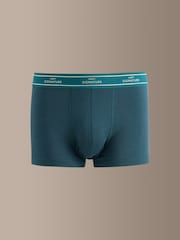 Blues/Grey Cotton Modal 10 pack Signature Hipster Boxers - Image 7 of 12
