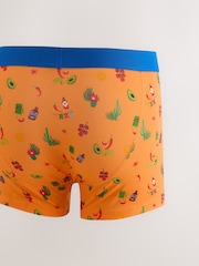 Orange Mexico Print - A字四角褲 5 件組 - 圖片 7，共 9