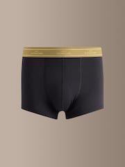 Black Cotton Modal 4 pack Signature Hipster Boxers - Image 2 of 8