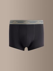 Black Cotton Modal 4 pack Signature Hipster Boxers - Image 3 of 8