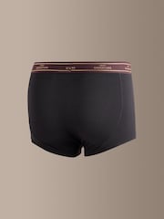 Black Cotton Modal 4 pack Signature Hipster Boxers - Image 6 of 8