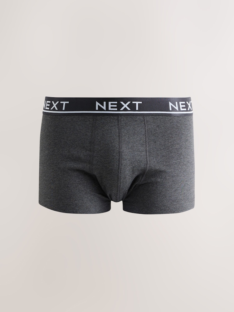 Blue Hipster Trunks 5 Pack - Image 2 of 10