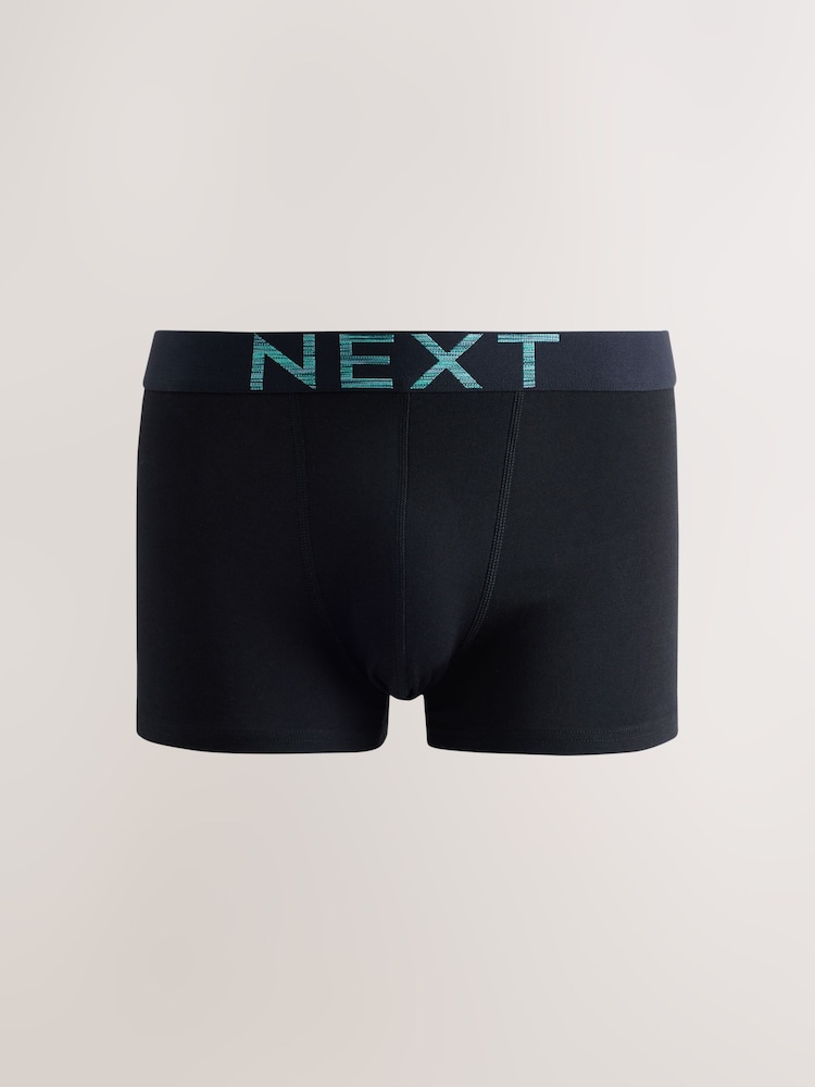 Black Bright Marl 10 pack Cotton Rich Blend Hipster Boxers - Image 2 of 15 Black Bright Marl 10 pack Cotton Rich Blend Hipster Boxers - Image 2 of 15