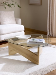 Light Natural Wilson Oak Effect Coffee Table - Image 1 of 6