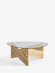 Light Natural Wilson Oak Effect Coffee Table - Image 2 of 6