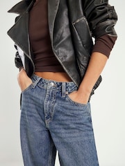 Jean droit River Island Speciality Denim Dark Lynx décontracté - Image 4 de 4