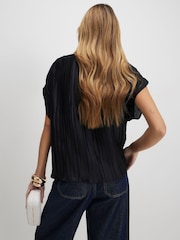 River Island Trim Front Satin T-Shirt - Bild 3 von 4