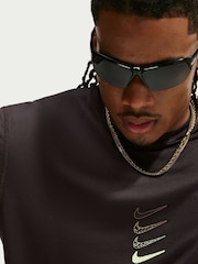 Nike Black Dri-FIT Top Short-Sleeve Micro-Perforated T-Shirt - Image 5 of 5