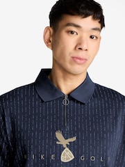 Azul - Nike Fairway Fresh Dri-FIT Golf Polo Shirt - Imagem 3 de 3