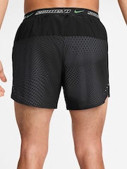 Nike Black Stride Dri-FIT 5 Inch Brief Lined Running Shorts - Image 2 of 5