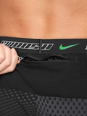 Nike Black Stride Dri-FIT 5 Inch Brief Lined Running Shorts - Image 4 of 5