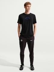 Nike Black Chelsea Football Club Men's Nike City T-Shirt - Image 1 of 6