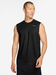 Nike Black Dri-FIT Sleeveless Training Tank Top - Image 1 of 3