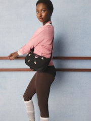 Cath Kidston Black Butterfly Bloom Sling Cross-Body Bag - Image 2 of 8