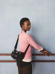 Cath Kidston Black Butterfly Bloom Sling Cross-Body Bag - Image 3 of 8