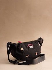 Cath Kidston Black Butterfly Bloom Sling Cross-Body Bag - Image 6 of 8