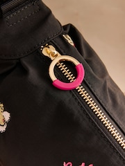 Cath Kidston Black Butterfly Bloom Sling Cross-Body Bag - Image 8 of 8