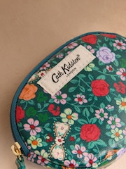 Cath Kidston Green Darling Ditsy Floral Print Oval Coin Purse - Image 2 of 3